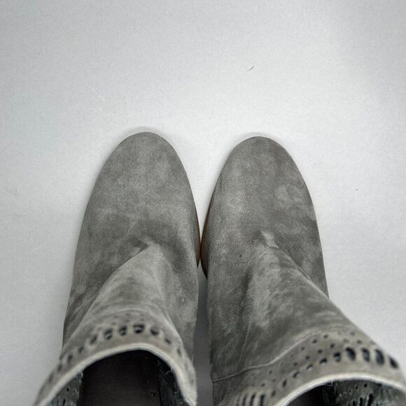 Vince Camuto Fileana Booties Women's Size 9.5 Split Shaft Suede Ankle Boots - Picture 12 of 15